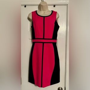 New York & Company Pink and Black dress